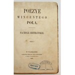 POL Wincenty, Pachole hetmańskie. Poezye.