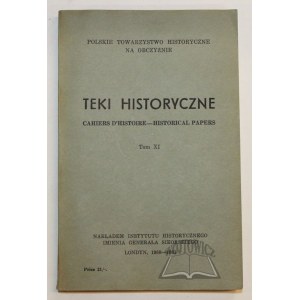 TEKI Historyczne. Cahiers d'Histoire - Historical Papers.
