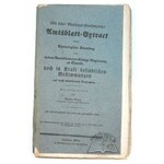 (OPOLE - administracja). BRAND Theodor - Amtsblatt-Extract des Regierungs-Bezirks zu Oppeln.