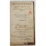 (KOŹMIŃSKI Jerzy), Dictionarium latino - polonicum.