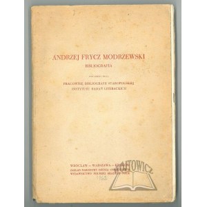 MODRZEWSKI Andrzej Frycz. Bibliografia.