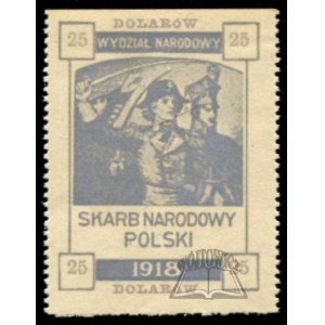 SKARB Narodowy Polski 1918. Wydział Narodowy.