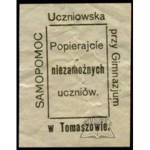 SAMOPOMOC Uczniowska przy Gimnazjum w Tomaszowie. Popierajcie niezamożnych uczniów.