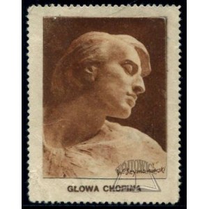 (CHOPIN Fryderyk). Głowa Chopina.