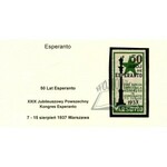 (ESPERANTO). 50 Jaroj de Esperanto. XXIX Jubilea Universala Kongreso de Esperanto. 7-15 augusto 1937 Varsovio.