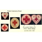 (POLSKI Czerwony Krzyż). (3 znaczki).