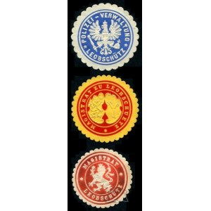 (GŁUBCZYCE). (3 zalepki).