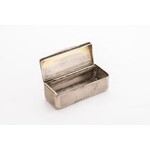 Tabakierka, srebro 13 łut, Wiedeń, koniec XIX w. (punca nieczytelna)