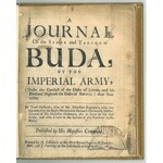 RICHARDS Jacob, A Journal of the Siege and Taking of Buda, by the Imperial Army,