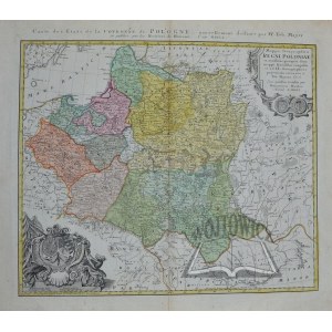 (POLSKA). Mappa geographica Regni Poloniae ex novissimis quotquot sunt mappis specialibus composita...