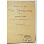ZARYS dziejów Polski porozbiorowej z dodaniem najważniejszych wiadomości z literatury i geografii polskiej.