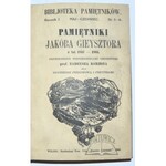GIEYSZTOR Jakób, Pamiętniki z lat 1857 - 1865.