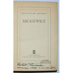 JASTRUN Mieczysław, Mickiewicz.