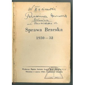 SPRAWA Brzeska 1930-1932.