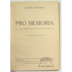 URBAŃSKI Antoni, Pro Memoria.