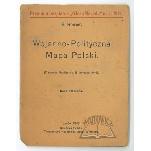 (POLSKA). Wojenno - polityczna mapa Polski.