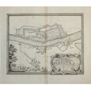 (MALBORK. Plan oblężenia Malborka). Ichnographia Oppidi et Castri Marieburgi in Prussia Regali... Dahlberg.