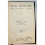 SZEKSPIR (Shakespeare) Wiliam, Dzieła dramatyczne.