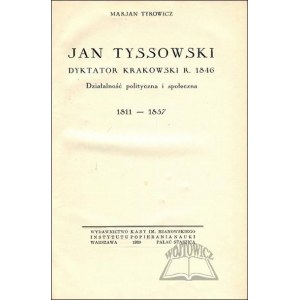 TYROWICZ Marjan, Jan Tyssowski.