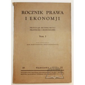 (PRAWO). Rocznik prawa i ekonomji. Przegląd młodej myśli prawniczej i ekonomicznej.