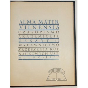 (WILNO). Alma Mater Vilnensis.