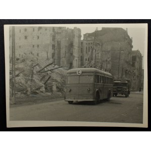 Autobus Linii C Żoliborz - Śródmieście Eugeniusz Haneman Fotografia [Vintage Print]