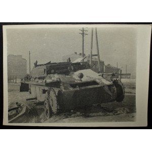 Warszawa 1939 Zniszczony Panzerkampfwagen I Eugeniusz Haneman Fotografia [Vintage Print]