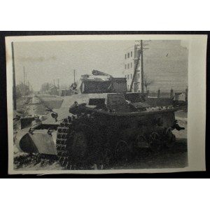 Warszawa 1939 Panzerkampfwagen I Eugeniusz Haneman Fotografia [Vintage Print]
