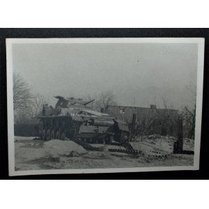 Warszawa 1940 Zniszczony Czołg Panzerkampfwagen Ii Eugeniusz Haneman Fotografia [Vintage Print]