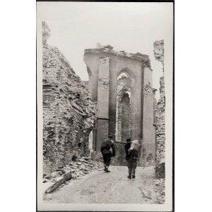Warszawa 1944 Powstanie Warszawskie Katedra Od Strony Zamku Królewskiego Eugeniusz Haneman Fotografia [Vintage Print]