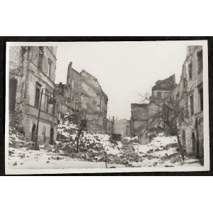 Warszawa 1944 Powstanie Warszawskie „Piekiełko” Na Starym Mieście Eugeniusz Haneman Fotografia [Vintage Print]