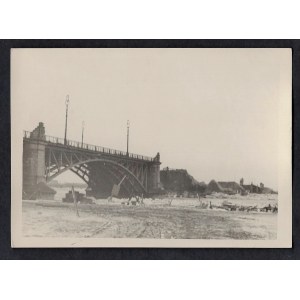 Warszawa 1945 Most Poniatowskiego Eugeniusz Haneman Fotografia [Vintage Print]