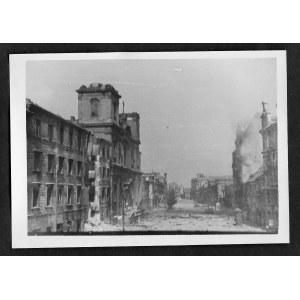 Warszawa 1944-45 Widok Na Krakowskie Przedmieście Z Pałacu Staszica Eugeniusz Haneman Fotografia [Vintage Print]