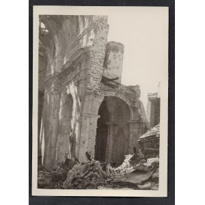 Warszawa 1944-45 Ruiny Kościoła Pw. Św. Marcina - Ul. Piwna Eugeniusz Haneman Fotografia [Vintage Print]