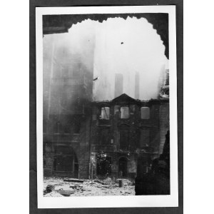 Warszawa 1944-45 Eugeniusz Haneman Ruiny Śródmieścia Fotografia [Vintage Print]