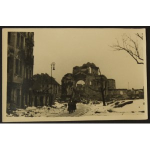 Warszawa 1944-45 Kościół Sakramentek Na Nowym Mieście Eugeniusz Haneman Fotografia [Vintage Print]