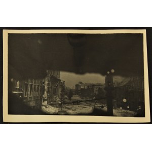 Warszawa 1944-45 Krakowskie Przedmieście „Z Ukrycia” Hotel Bristol Eugeniusz Haneman Fotografia [Vintage Print]
