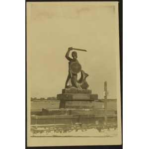 Warszawa 1944-45 Pomnik Syreny (Wybrzeże Kościuszkowskie) Eugeniusz Haneman Fotografia [Vintage Print]