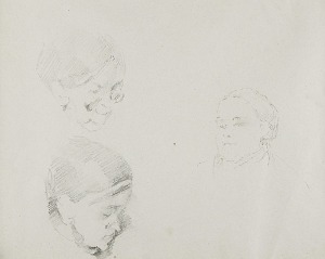Jacek MALCZEWSKI (1854-1929), Studia portretowe sióstr artysty - Heleny i Bronisławy