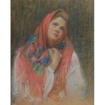 Max HANEMAN (1882-1944), Dziewczyna w chuście, 1912