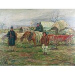 Włodzimierz BŁOCKI (1885-1921), Polowy punkt sanitarny wojsk austrowęgierskich, 1915