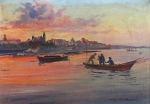 Wawrzyniec CHOREMBALSKI (1888-1965), Rybacy na Wiśle