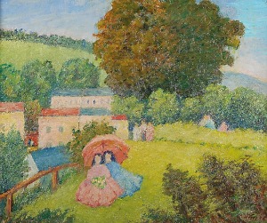 Izabela NITECKA-TROJANOWSKA (1899-?), Fragment z Dolnego Śląska