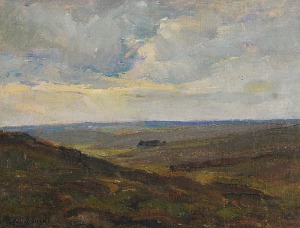 Henryk SZCZYGLIŃSKI (1881-1944), Pejzaż z polami