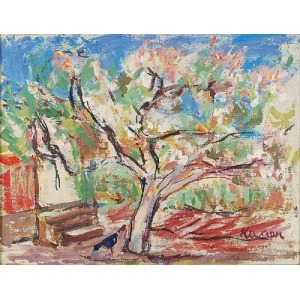 Zenon KONONOWICZ (1903-1971), Landscape with a tree