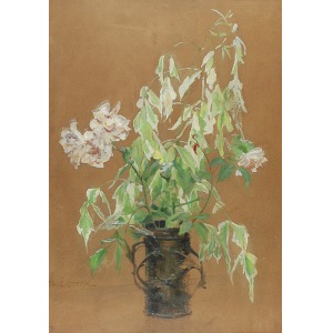 Tadeusz STYKA (1889 - 1954), Kwiaty w wazonie