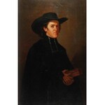 Andrzej Jerzy MNISZECH (1823-1905), Portret z książką, 1857