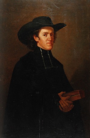 Andrzej Jerzy MNISZECH (1823-1905), Portret z książką, 1857