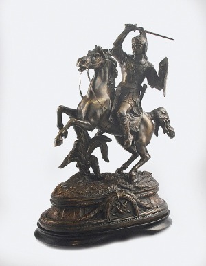 Theodore DORIOT (XIX w.), Jeździec na koniu