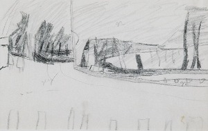 Piotr POTWOROWSKI (1898-1962), Pejzaż - studium kolorystyczne, 1959